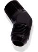 Aeroflow 45 Degree NPT to Male Flare Adapter 1/2