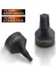 Toptul Stubby Star Torx Bit Socket Black Phosphate 1/4In Dr X T25