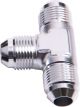 Aeroflow Flare AN Tee -6AN Silver