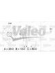 Valeo Alternator 14V 74mm with Belt Pulley 1 Ribs with Regulator