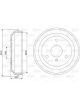 Valeo Brake Drum