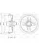 Valeo Brake Drum