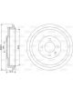 Valeo Brake Drum