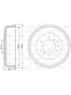 Valeo Brake Drum
