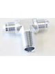 Aeroflow Tee With NPT On Side 1/2 Inch to -8AN Silver