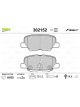 Valeo Brake Pad Set w/o Anti-Squeak Plate 101.3mm Width