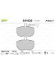 Valeo Brake Pad Set w/o Anti-Squeak Plate 101.8mm Width