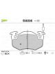 Valeo Brake Pad Set w/o Anti-Squeak Plate 105.1mm Width