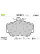 Valeo Brake Pad Set w/o Anti-Squeak Plate 109.7mm Width