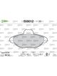 Valeo Brake Pad Set w/o Anti-Squeak Plate 115.1mm Width