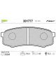 Valeo Brake Pad Set w/o Anti-Squeak Plate 116.4mm Width
