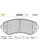 Valeo Brake Pad Set w/o Anti-Squeak Plate 121.5mm Width