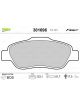 Valeo Brake Pad Set w/o Anti-Squeak Plate 123.1mm Width