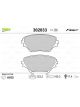 Valeo Brake Pad Set w/o Anti-Squeak Plate 123.2mm Width