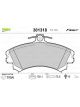 Valeo Brake Pad Set w/o Anti-Squeak Plate 130.1mm Width