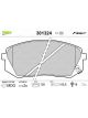 Valeo Brake Pad Set w/o Anti-Squeak Plate 138mm Width