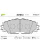 Valeo Brake Pad Set w/o Anti-Squeak Plate 139.4mm Width