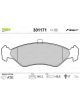 Valeo Brake Pad Set w/o Anti-Squeak Plate 141.5mm Width