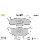 Valeo Brake Pad Set w/o Anti-Squeak Plate 142.1mm Width