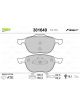Valeo Brake Pad Set w/o Anti-Squeak Plate 155.2mm Width