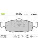 Valeo Brake Pad Set w/o Anti-Squeak Plate 156.4mm Width