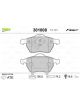 Valeo Brake Pad Set w/o Anti-Squeak Plate 156.5mm Width