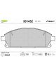 Valeo Brake Pad Set w/o Anti-Squeak Plate 159mm Width