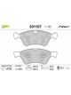 Valeo Brake Pad Set w/o Anti-Squeak Plate 193.5mm Width