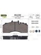 Valeo Brake Pad Set w/o Lock Screw 210.5mm Width