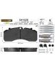 Valeo Brake Pad Set w/o Lock Screw 247.3mm Width