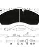 Valeo Brake Pad Set w/o Lock Screw 247.4mm Width