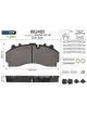 Valeo Brake Pad Set w/o Lock Screw 247.5mm Width