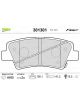 Valeo Brake Pad Set with Anti-Squeak Plate 100.1mm Width