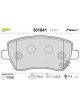 Valeo Brake Pad Set with Anti-Squeak Plate 116.5mm Width