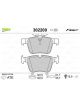 Valeo Brake Pad Set with Anti-Squeak Plate 122mm Width