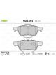 Valeo Brake Pad Set with Anti-Squeak Plate 123.1mm Width