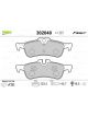 Valeo Brake Pad Set with Anti-Squeak Plate 123.3mm Width