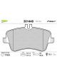 Valeo Brake Pad Set with Anti-Squeak Plate 131.3mm Width