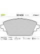 Valeo Brake Pad Set with Anti-Squeak Plate 132mm Width