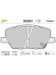 Valeo Brake Pad Set with Anti-Squeak Plate 140.9mm Width