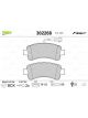 Valeo Brake Pad Set with Anti-Squeak Plate 141.6mm Width