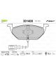 Valeo Brake Pad Set with Anti-Squeak Plate 146.4mm Width