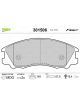Valeo Brake Pad Set with Anti-Squeak Plate 149mm Width