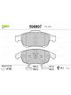 Valeo Brake Pad Set with Anti-Squeak Plate 155.2mm Width