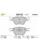 Valeo Brake Pad Set with Anti-Squeak Plate 155.3mm Width