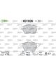 Valeo Brake Pad Set with Anti-Squeak Plate 156.3mm Width