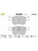 Valeo Brake Pad Set with Anti-Squeak Plate 156.9mm Width