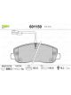 Valeo Brake Pad Set with Anti-Squeak Plate 163.5mm Width