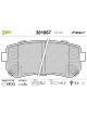 Valeo Brake Pad Set with Anti-Squeak Plate 93.3mm Width