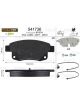 Valeo Brake Pad Set with Lock Screw 122.9mm Width
